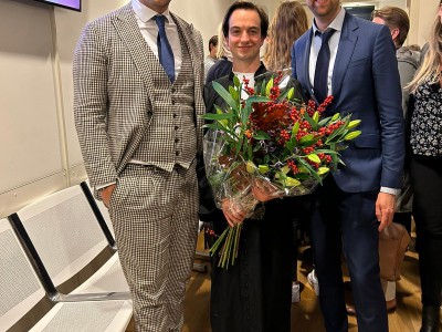 Fabian van Hal beëdigd Fabian van Hal beëdigd